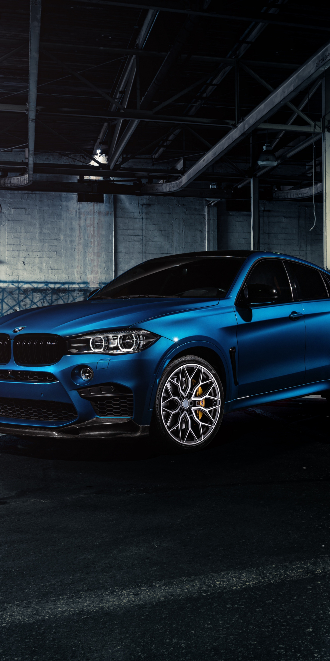 Sports sedan, BMW M4, blue, auto, car, 1080x2160 wallpaper