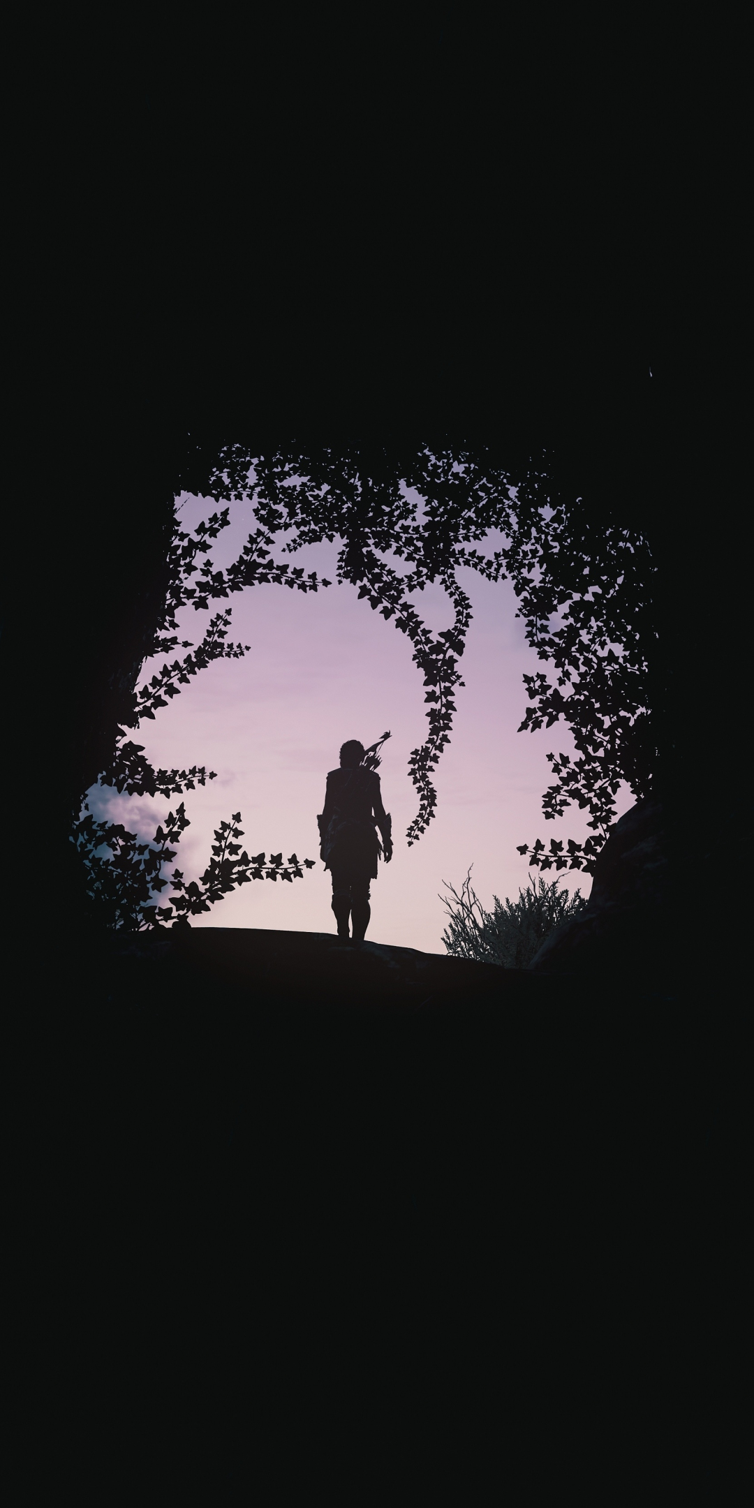Archer, silhouette, Assassin's Creed, 1080x2160 wallpaper