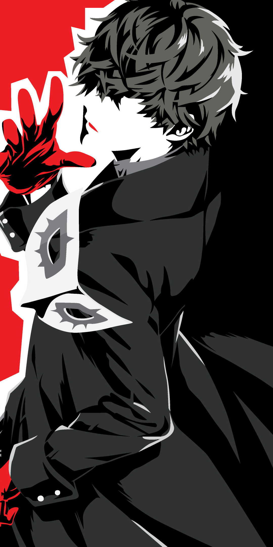 Akira kurusu, Protagonist, Persona 5, video game, anime, 1080x2160 wallpaper