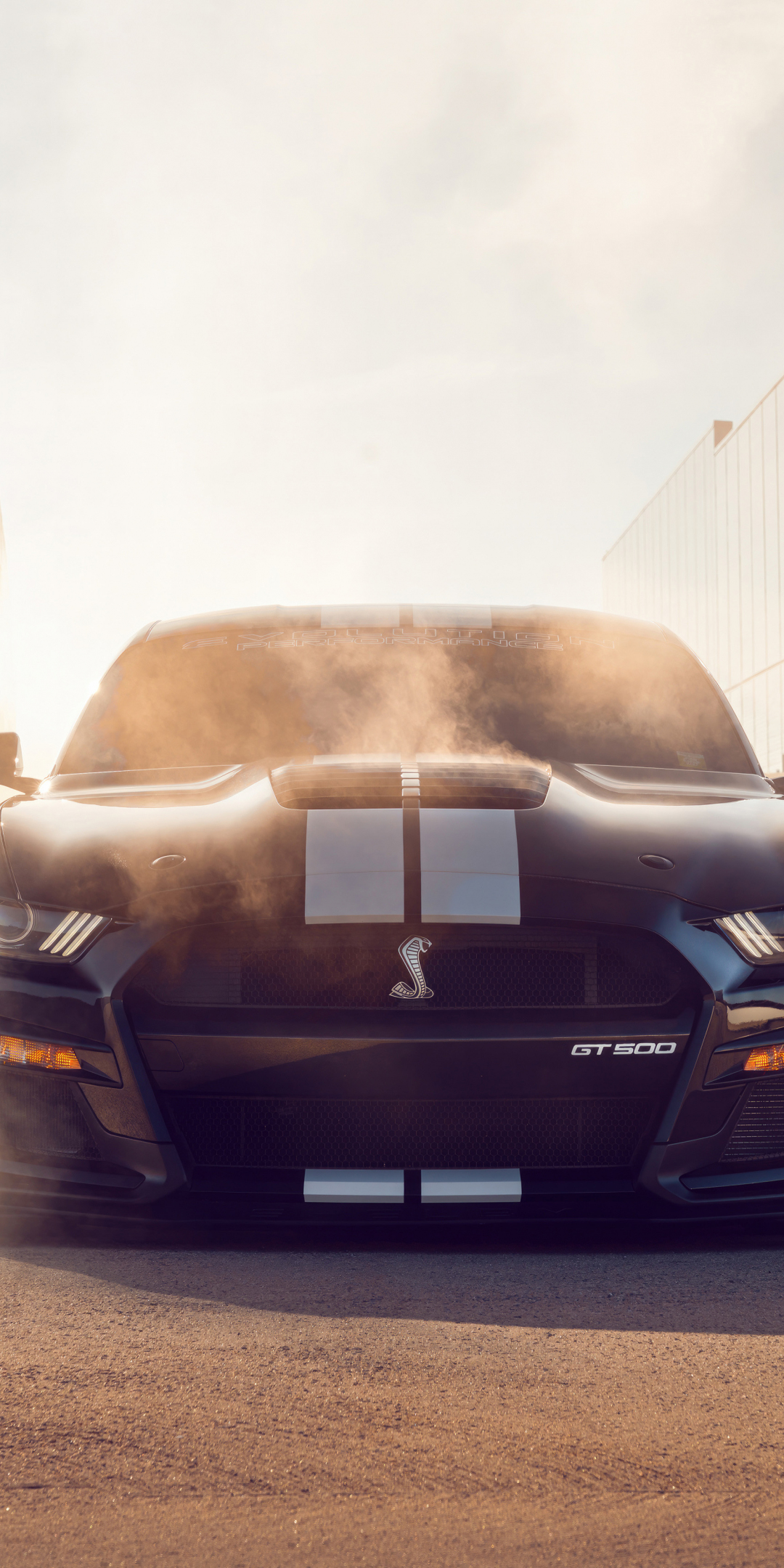 Ford Mustang 1200 HP Shelby GT500, front-view, 2023, 1080x2160 wallpaper