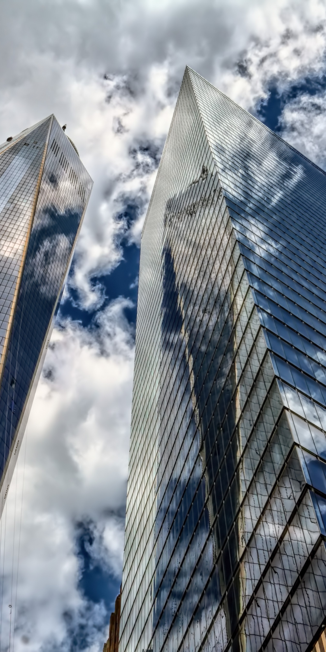 Buildings, sky, modern, architecture, new york, 1080x2160 wallpaper