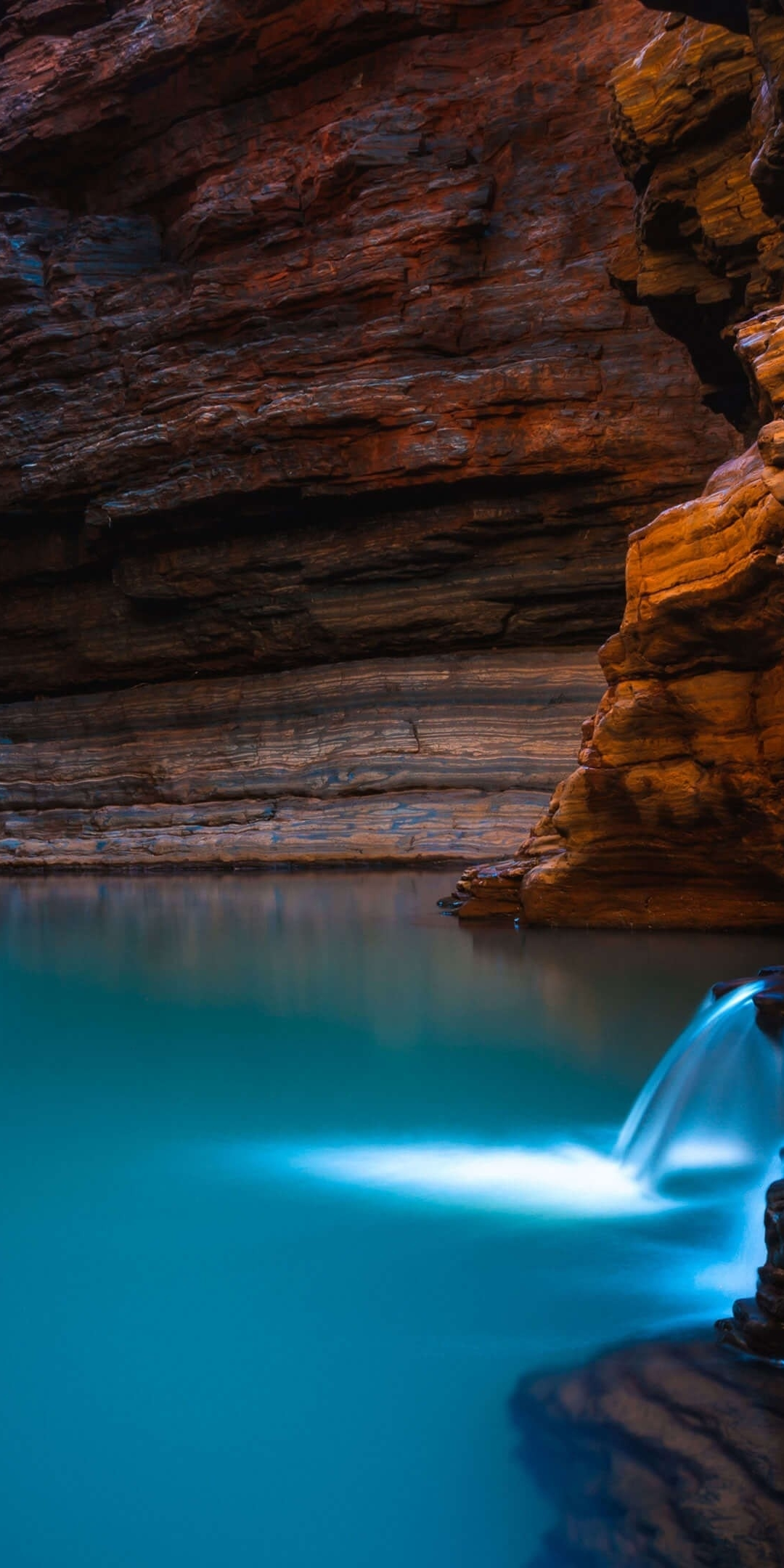 Kermits pool, Karijini National Park, Australia, 1080x2160 wallpaper