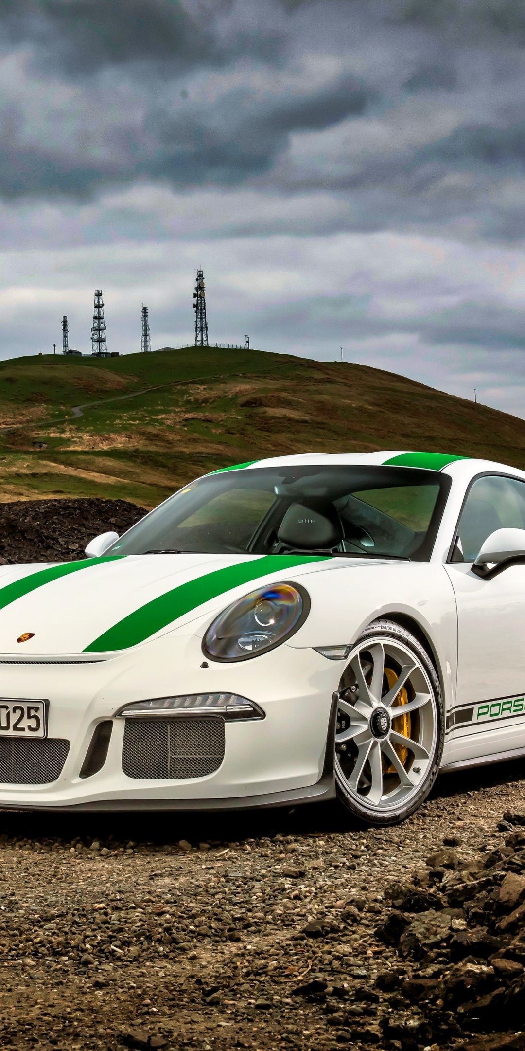 Porsche 911 Turbo, sports car, 1080x2160 wallpaper