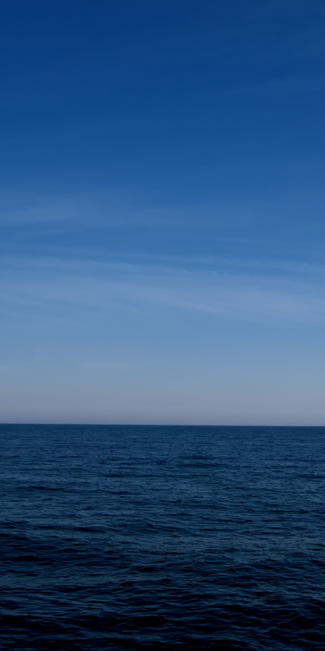 Blue, sunny day, Baltic Sea, calm, 1080x2160 wallpaper