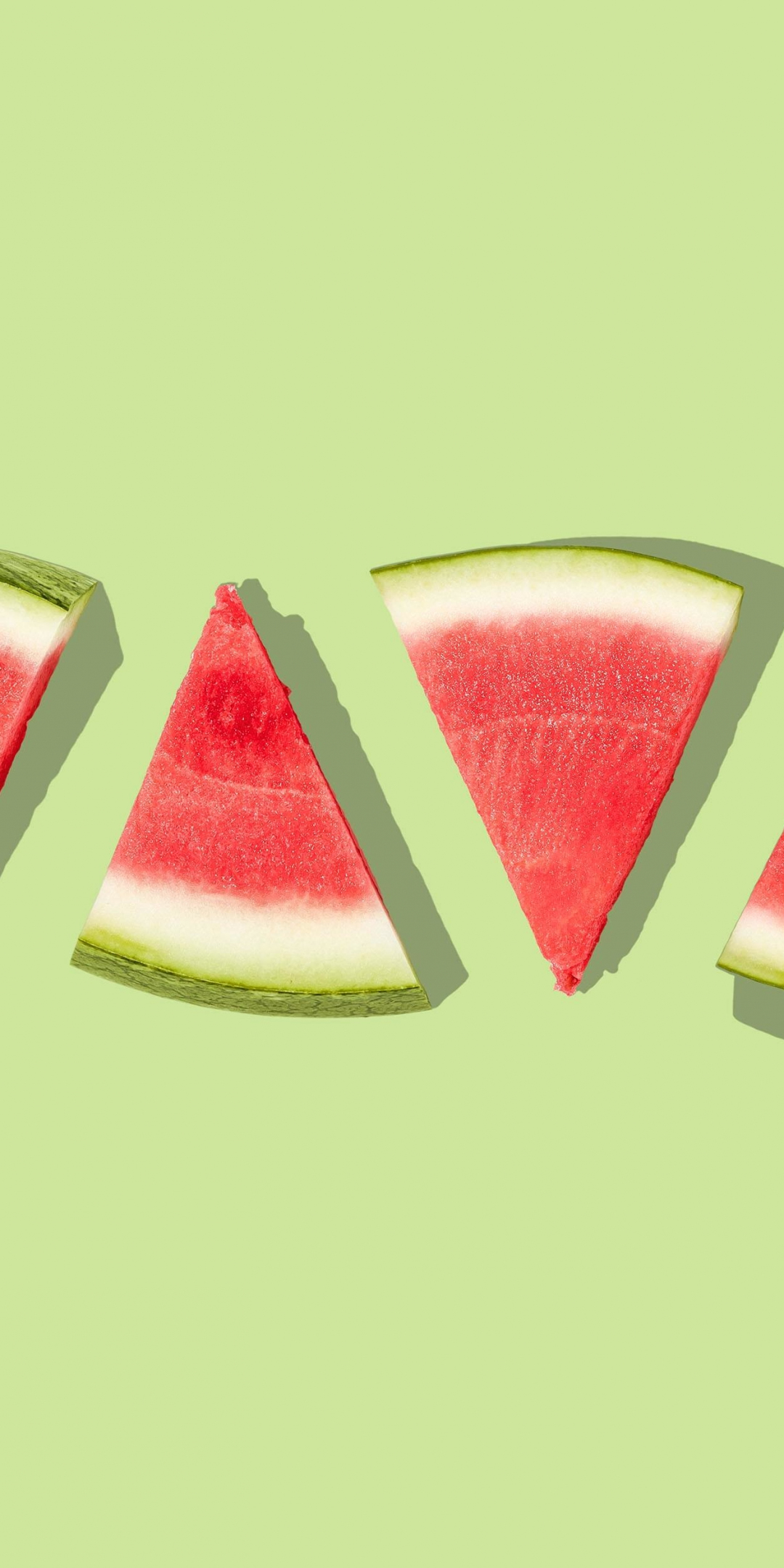 Slices of watermelon, fruit, 1080x2160 wallpaper