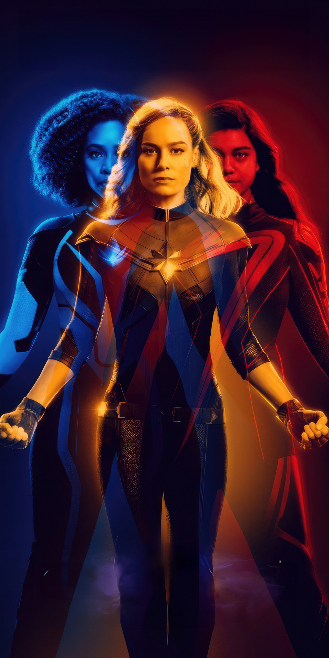 The Marvel's, 3d poster, dark, 2023, 1080x2160 wallpaper
