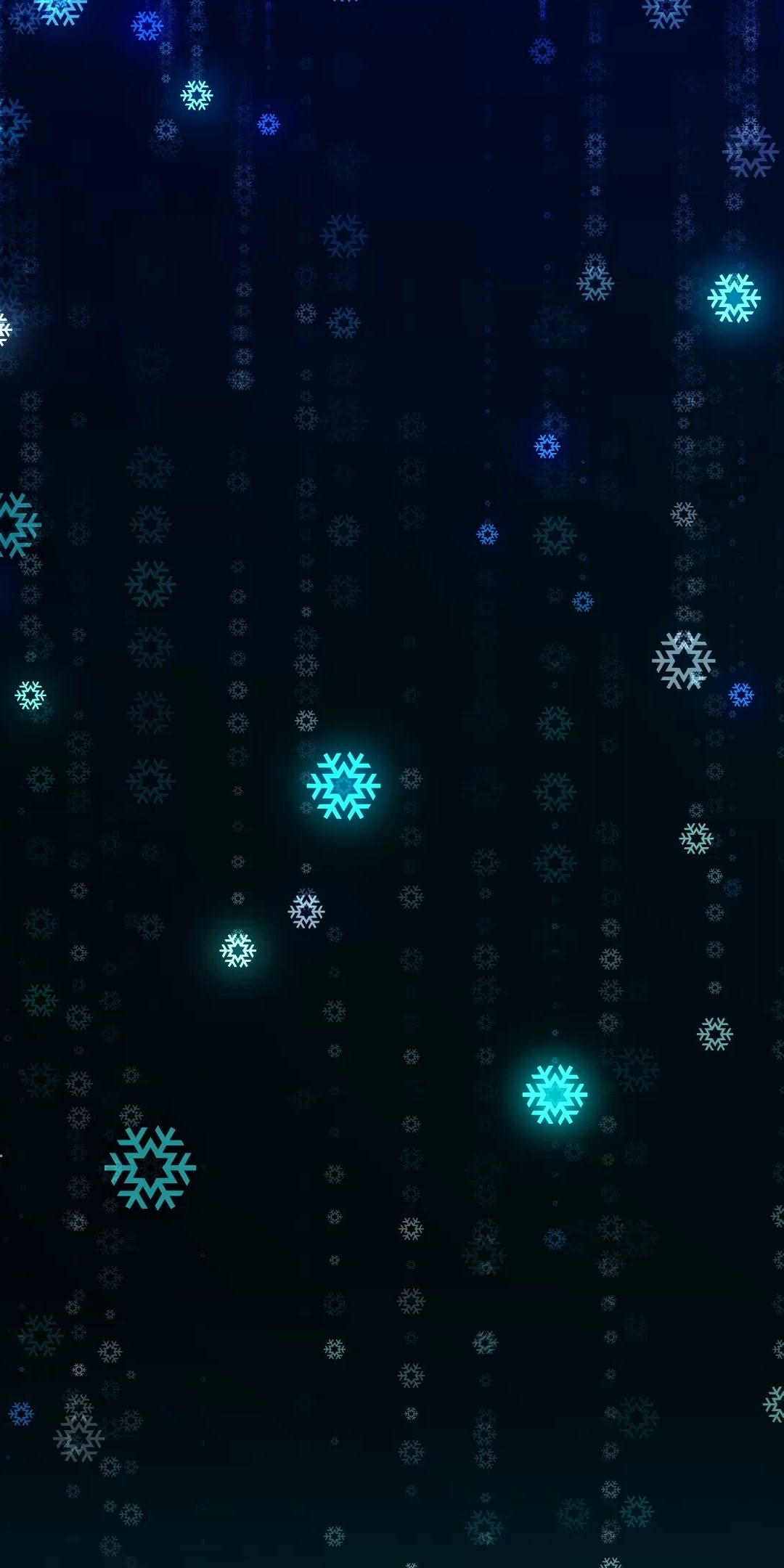 Snowflakes, pattern, fall, digital dark, 1080x2160 wallpaper