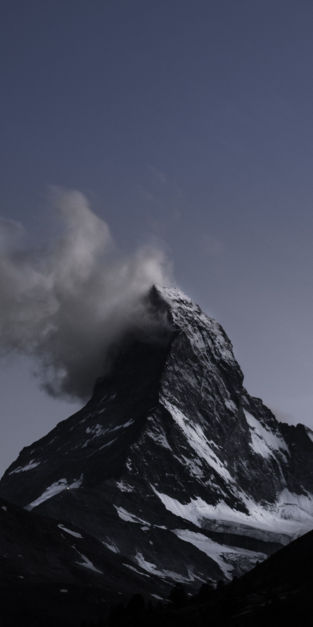 Matterhorn, mountains, sky, clouds, 1080x2160 wallpaper