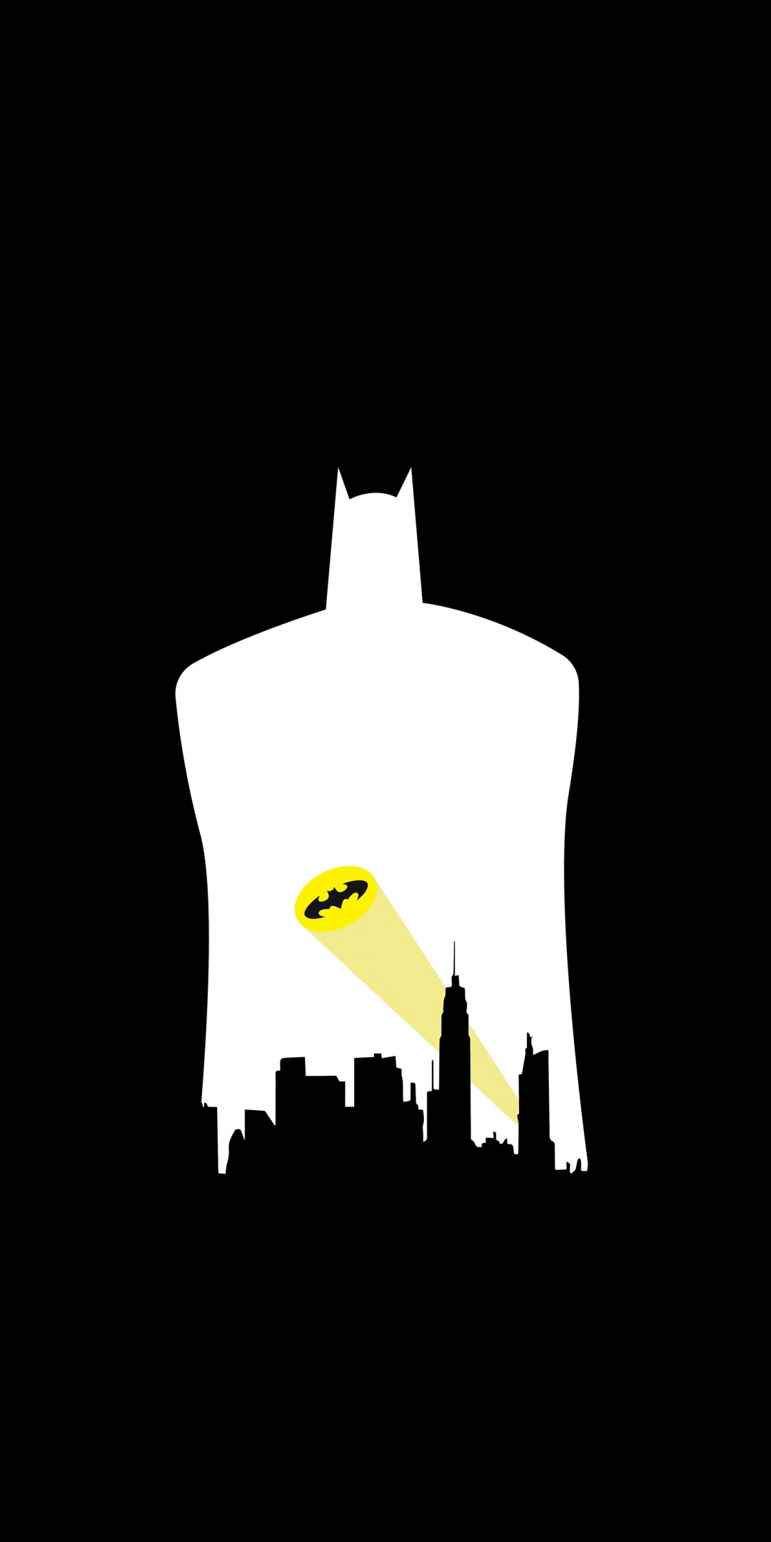 Batman, I am the knight, minimal, 1080x2160 wallpaper