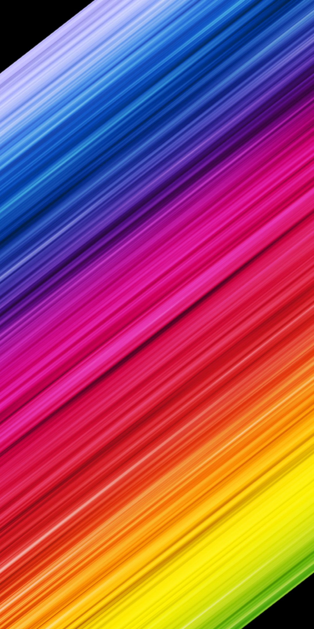 Download wallpaper 1080x2160 stripes, colorful, rainbow, honor 7x ...