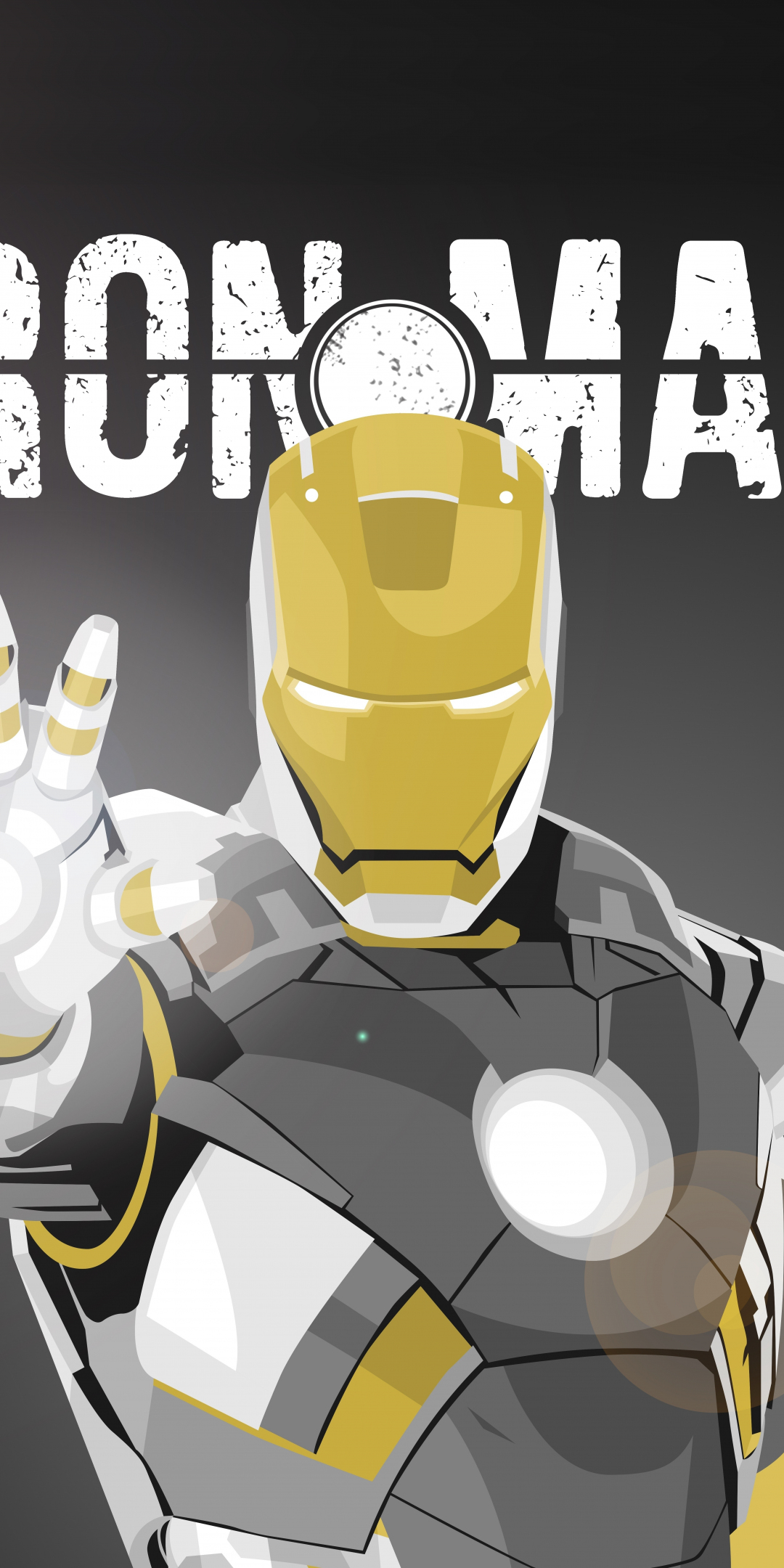 Iron man, superhero, artwork, 1080x2160 wallpaper