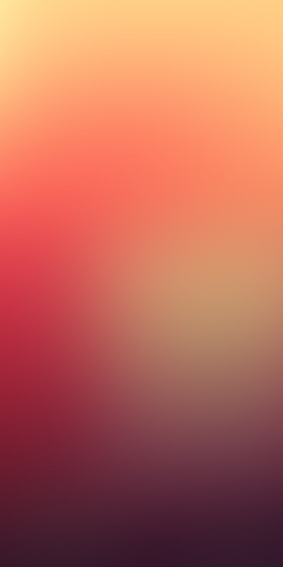 Blurred, orange yellow, abstract, 1080x2160 wallpaper