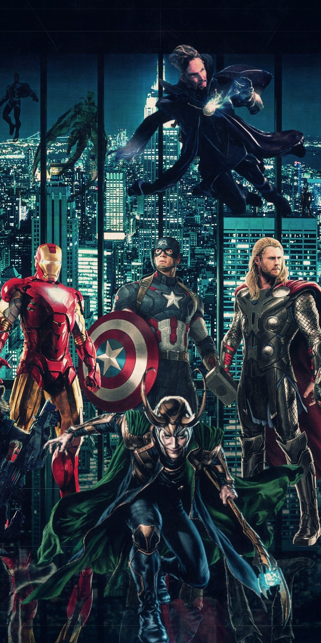 Avengers: Infinity War, 2018 movie, superheroes, 1080x2160 wallpaper
