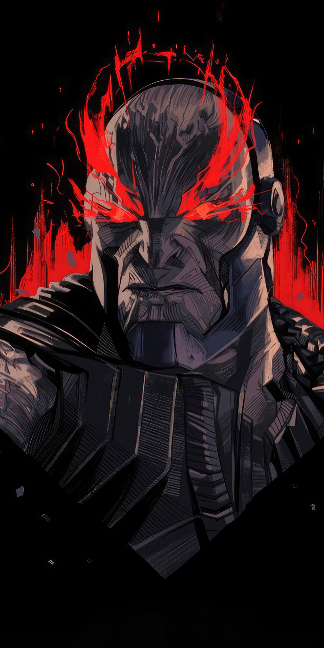 Darkseid, enemy of Justice League, dark, 1080x2160 wallpaper