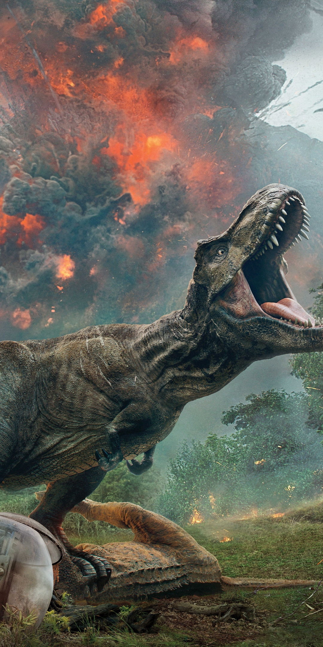 Jurassic World: Fallen Kingdom, 2018, Dinosaur, movie, 1080x2160 wallpaper