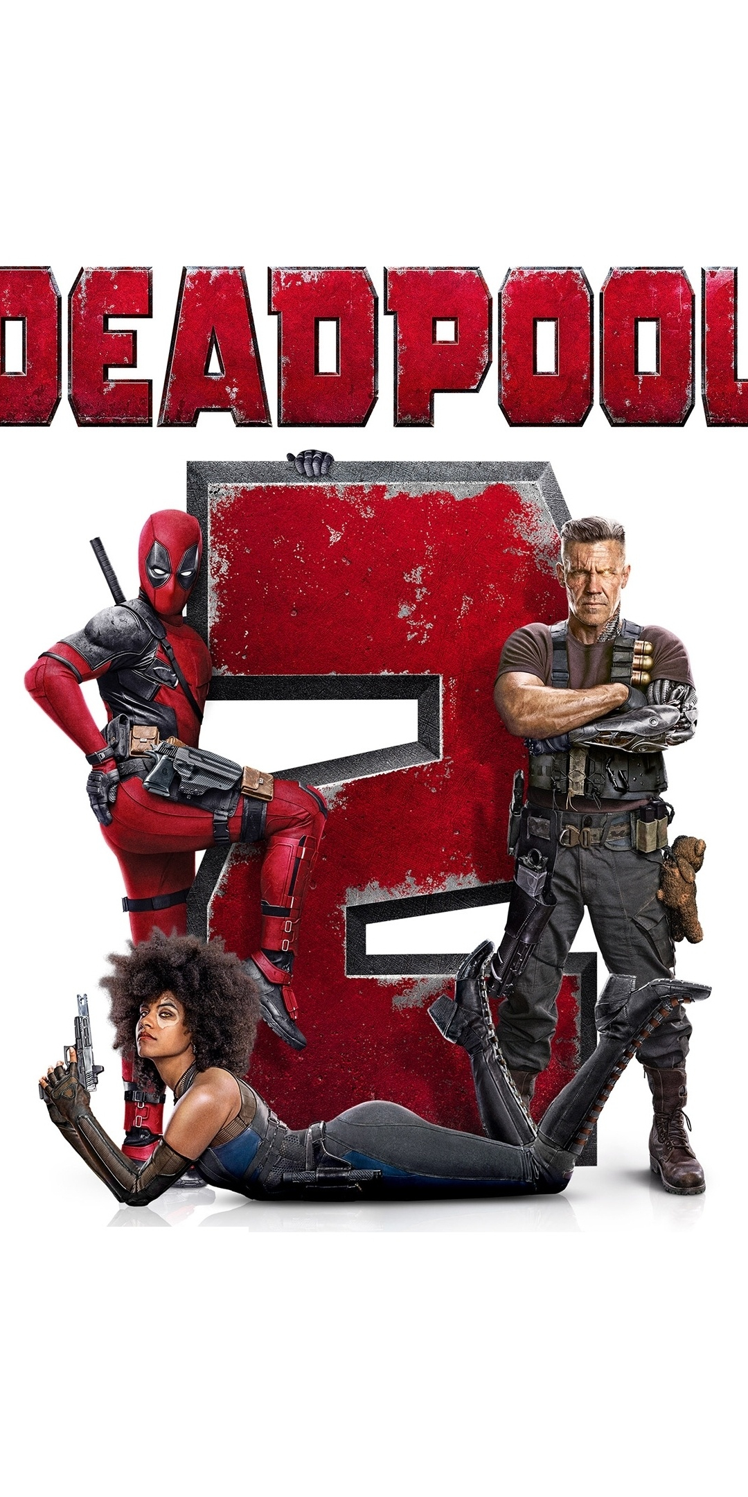 Deadpool 2, minimal, movie, 2018, 1080x2160 wallpaper
