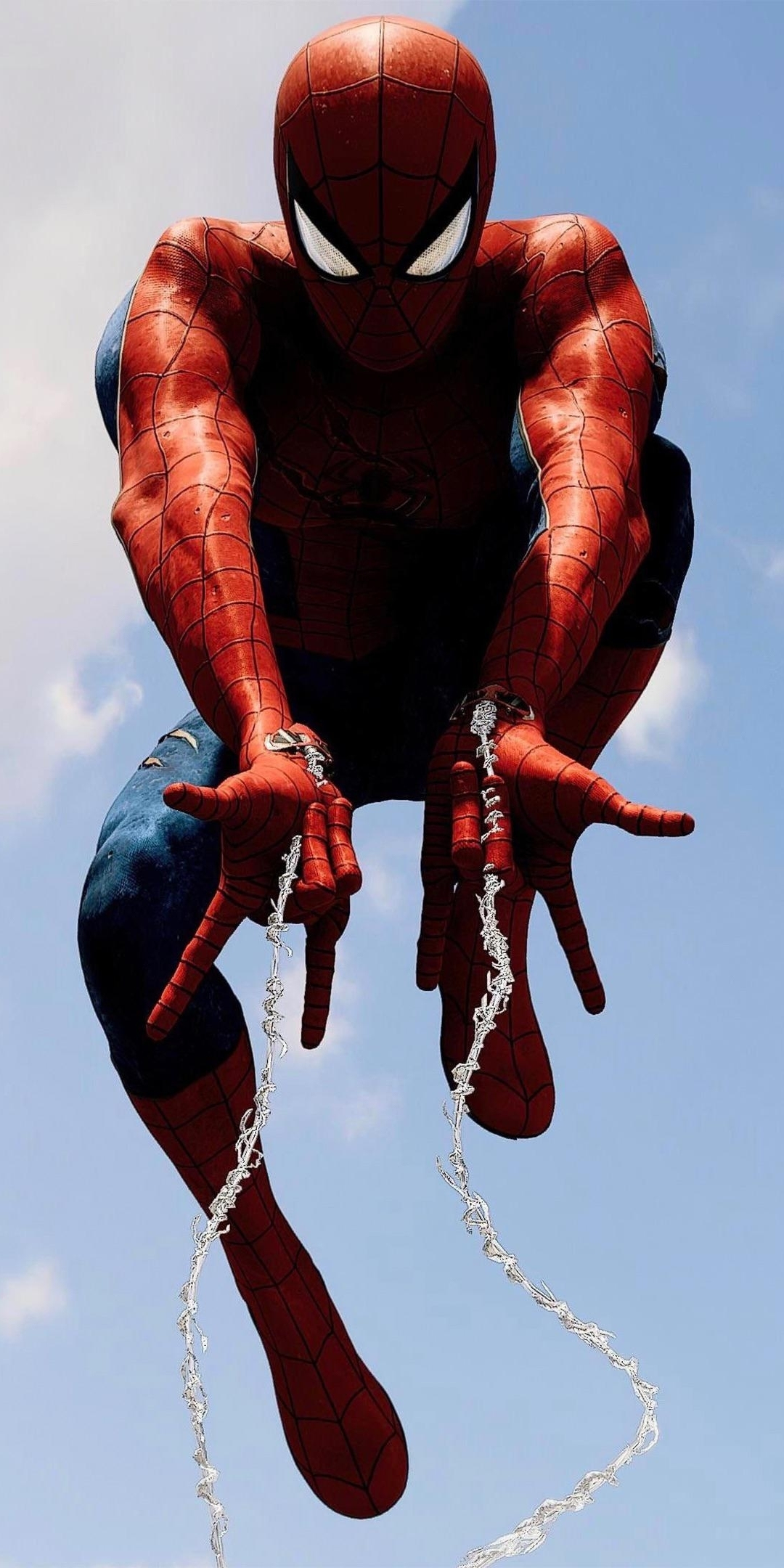 Spider-man, swing, PS4 game, 1080x2160 wallpaper