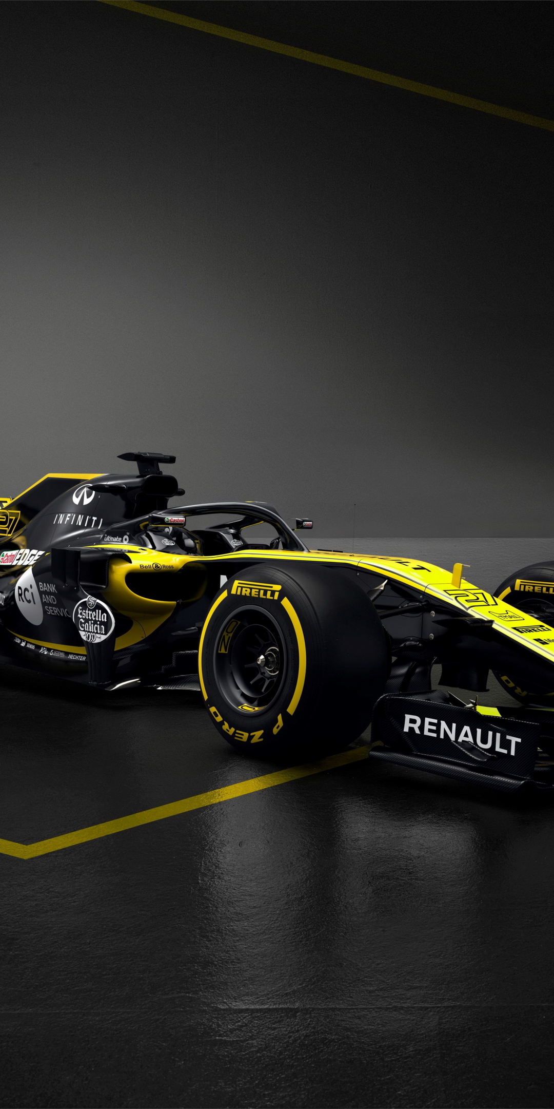 Renault R.S.18 F1, formula one, f1 cars, 2018, 1080x2160 wallpaper