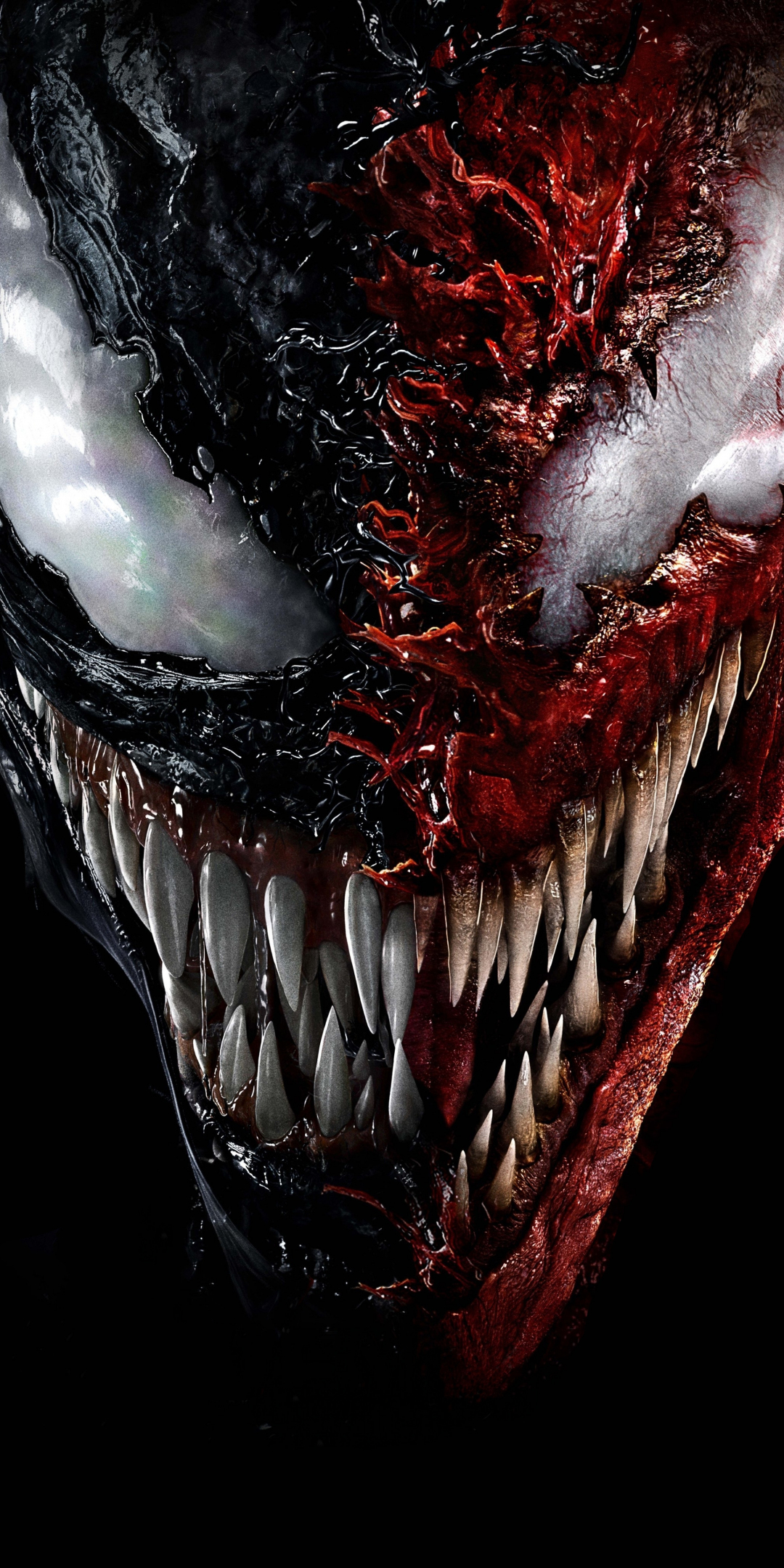 2021 movie, Venom: Let There Be Carnage, face-off, venom, carnage, 1080x2160 wallpaper