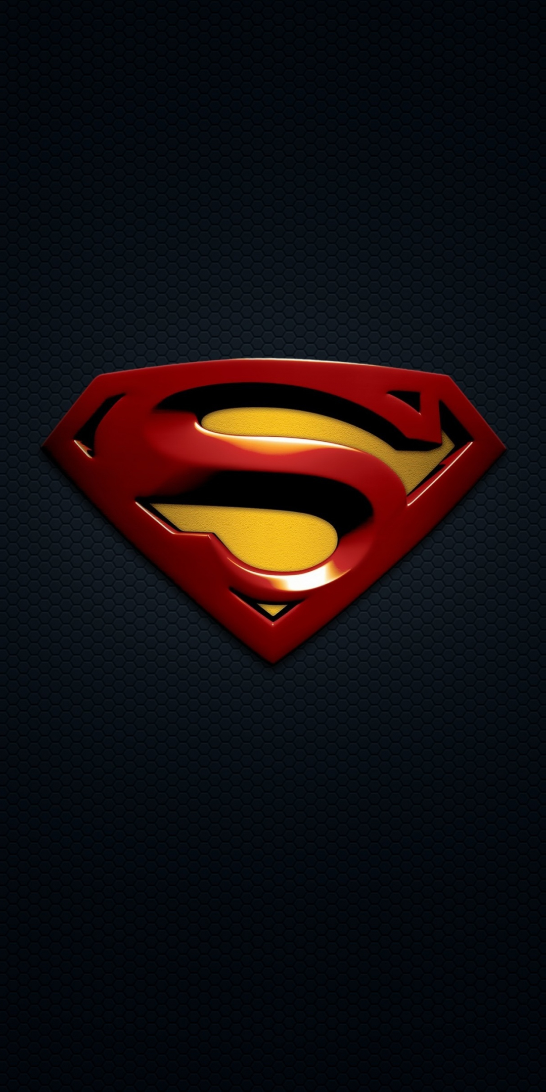 Superman, logo, minimal, 1080x2160 wallpaper