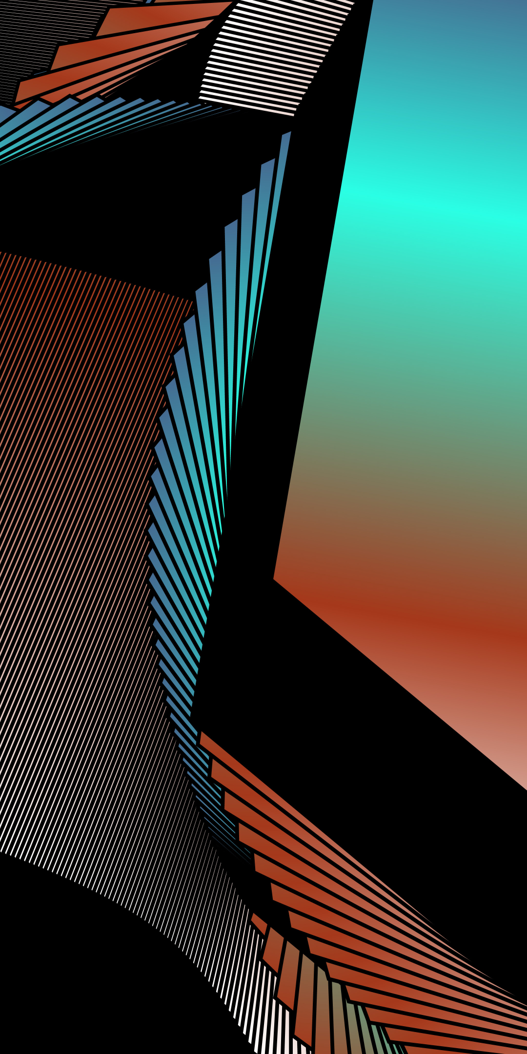 Geometry patterns, hexagonal shapes and more, abstract, 1080x2160 wallpaper