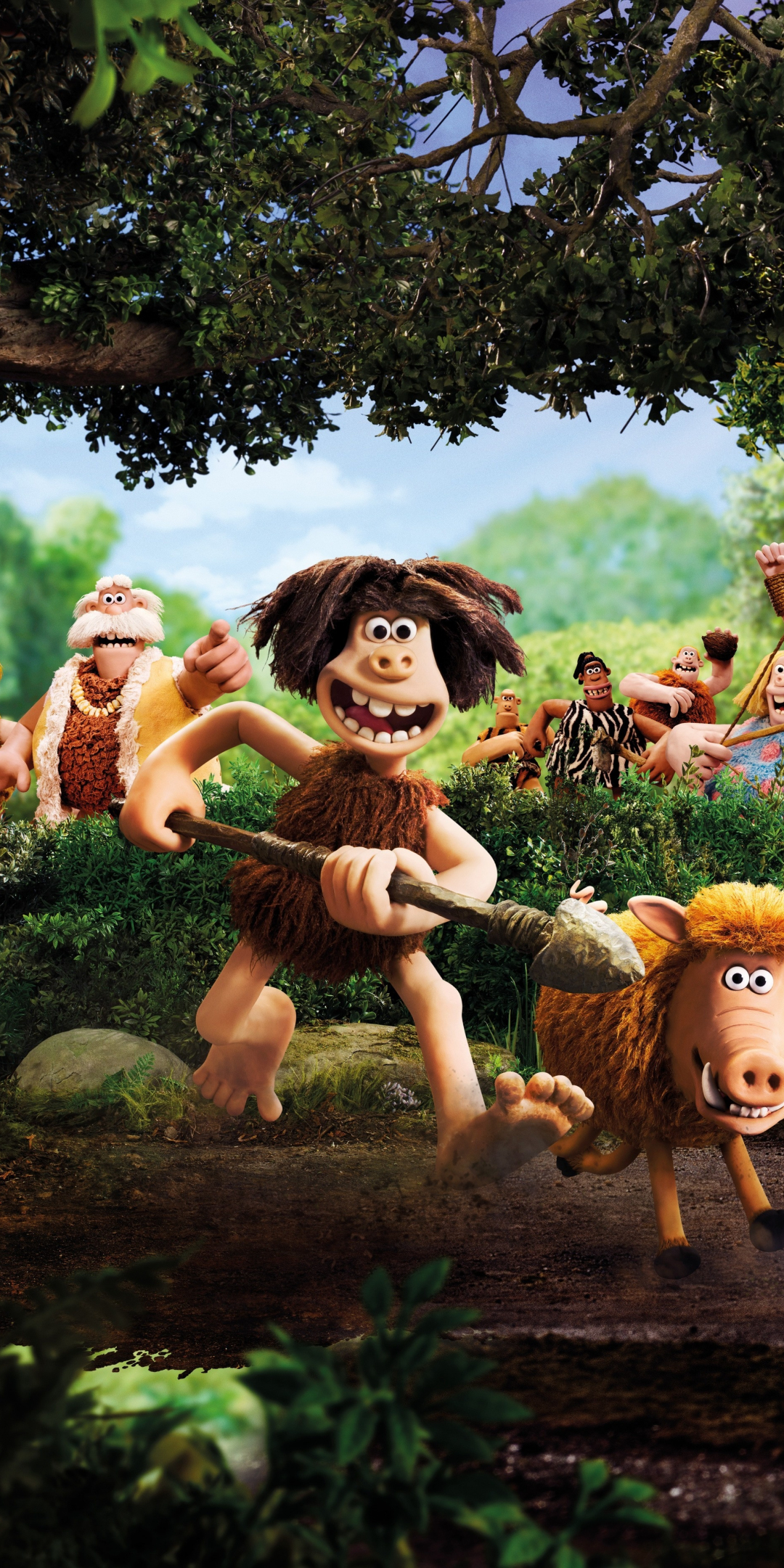Early man, animation movie, 2018, 1080x2160 wallpaper