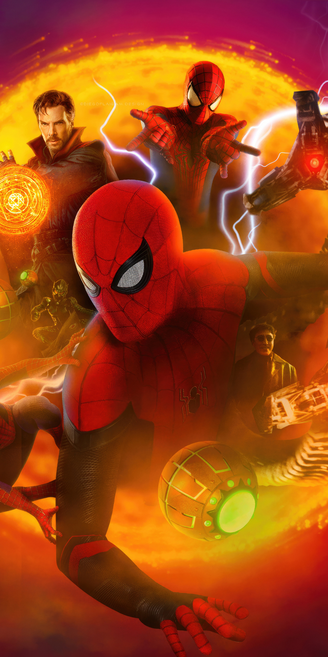 Spider-Man: No Way Home, movie poster, 2023, 1080x2160 wallpaper