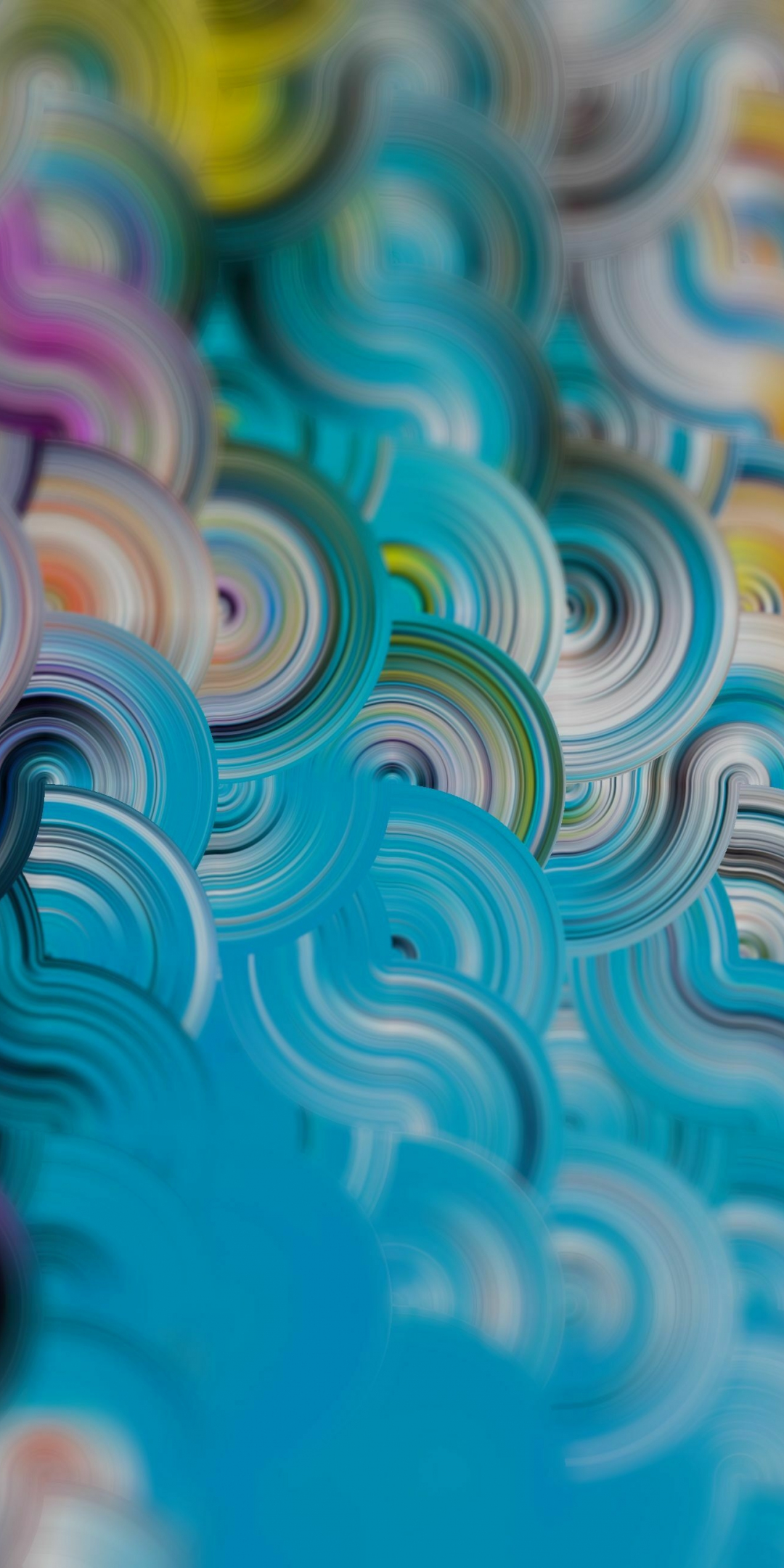 Abstract, pattern, colorful and wavy, 1080x2160 wallpaper