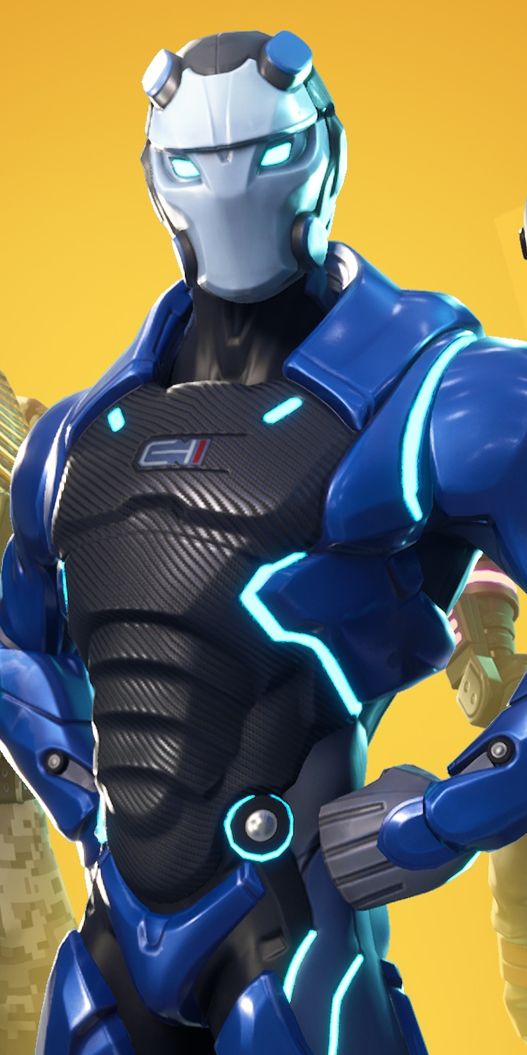 Fortnite, famous, online video game, skin characters, 1080x2160 wallpaper