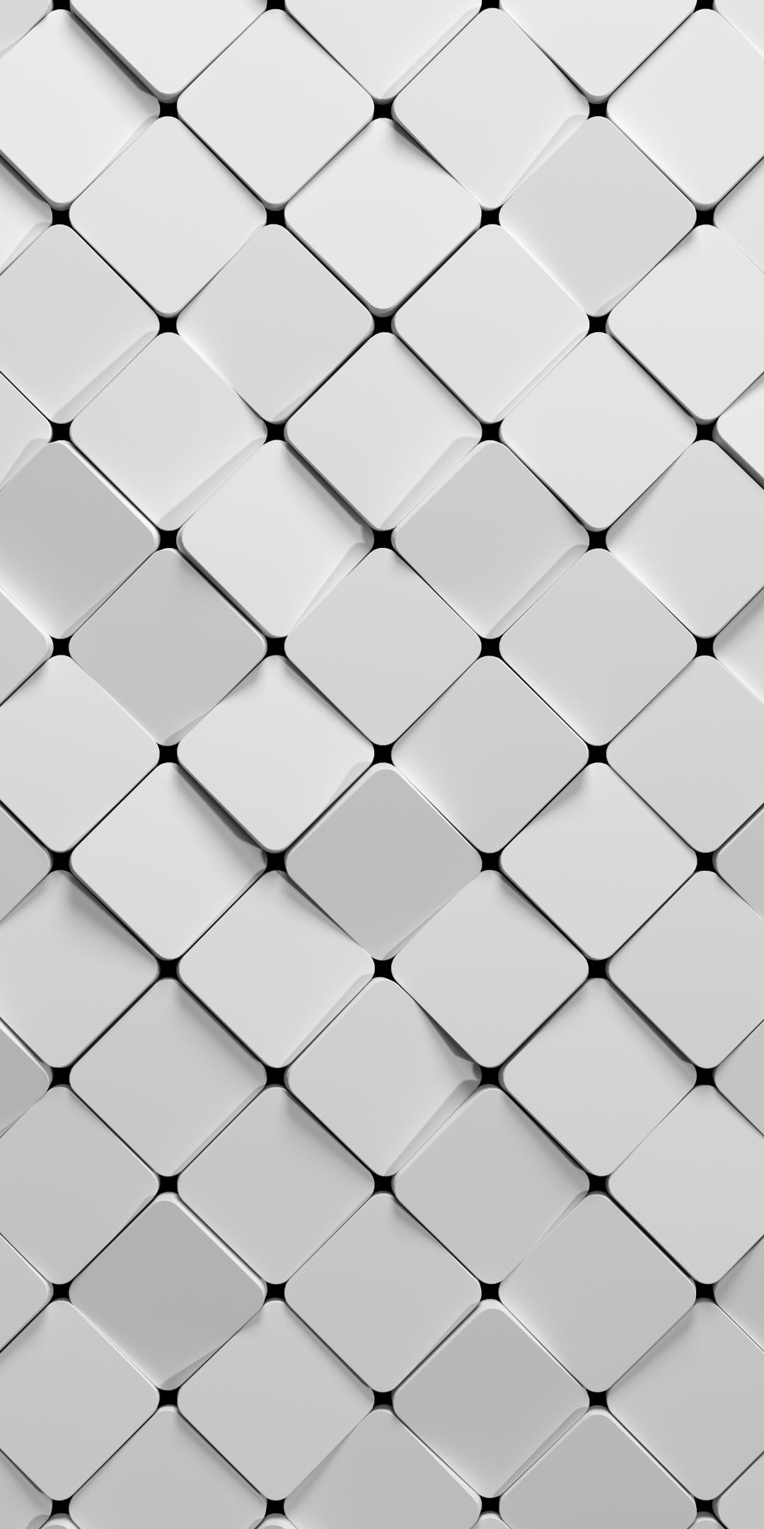 White Tiles, texture, 1080x2160 wallpaper