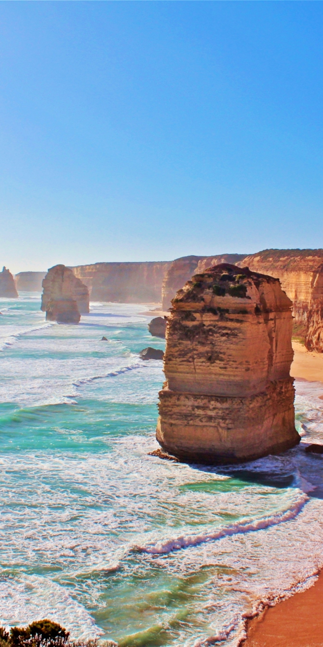 Australia, coast, cliffs, The Twelve Apostles, nature, 1080x2160 wallpaper