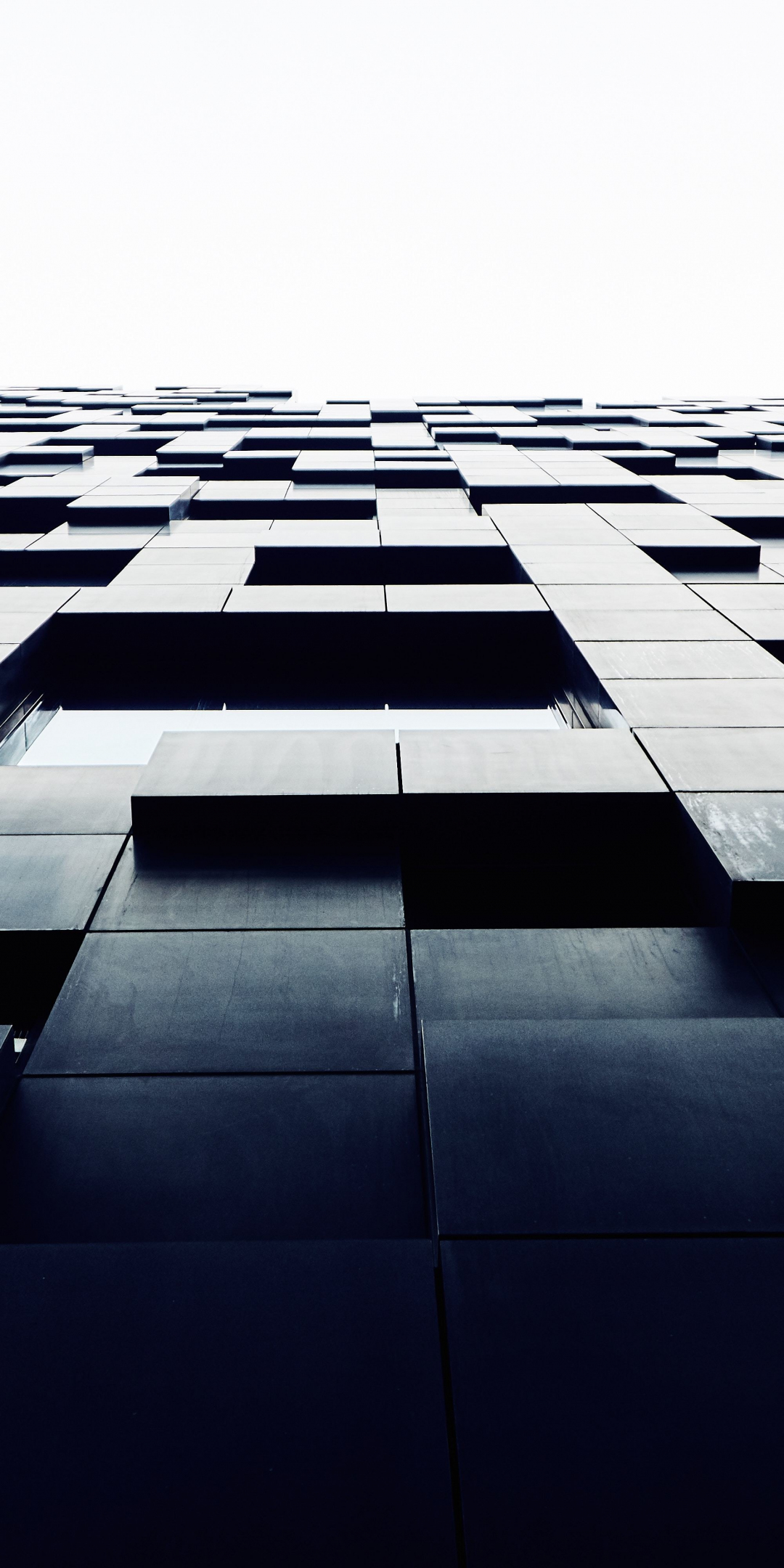 Cubical, surface, building, facade, 1080x2160 wallpaper