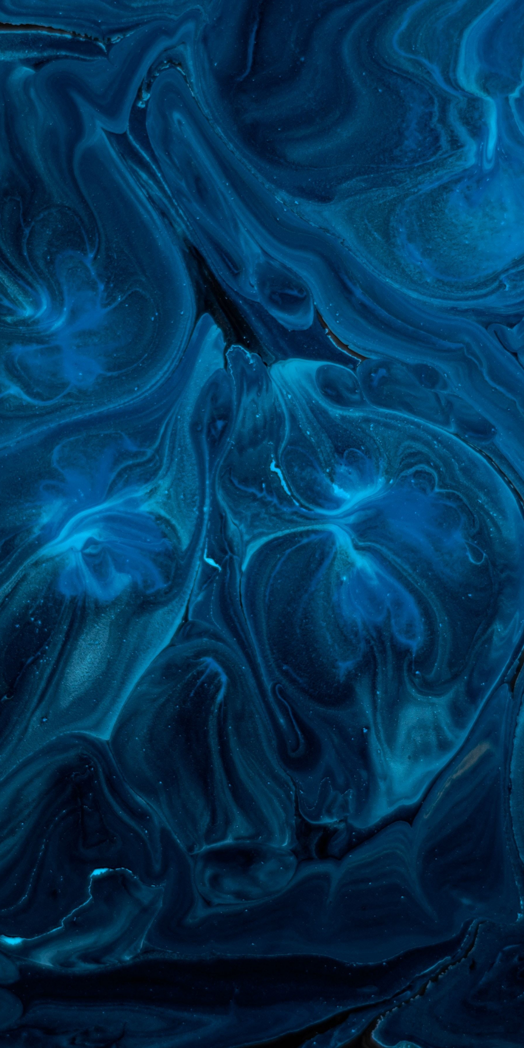 Blue, texture, artwork, 1080x2160 wallpaper