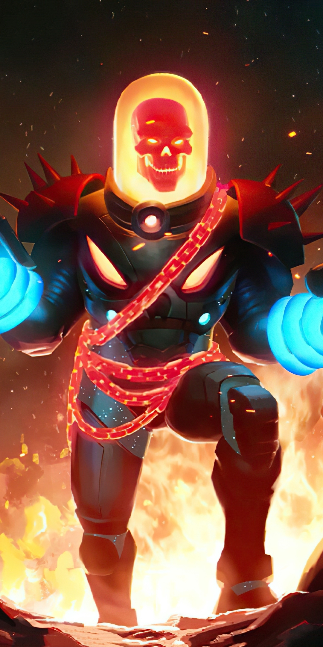 Cosmic Ghost Rider, Marvel Contest of Champions, mobile game, 1080x2160 wallpaper