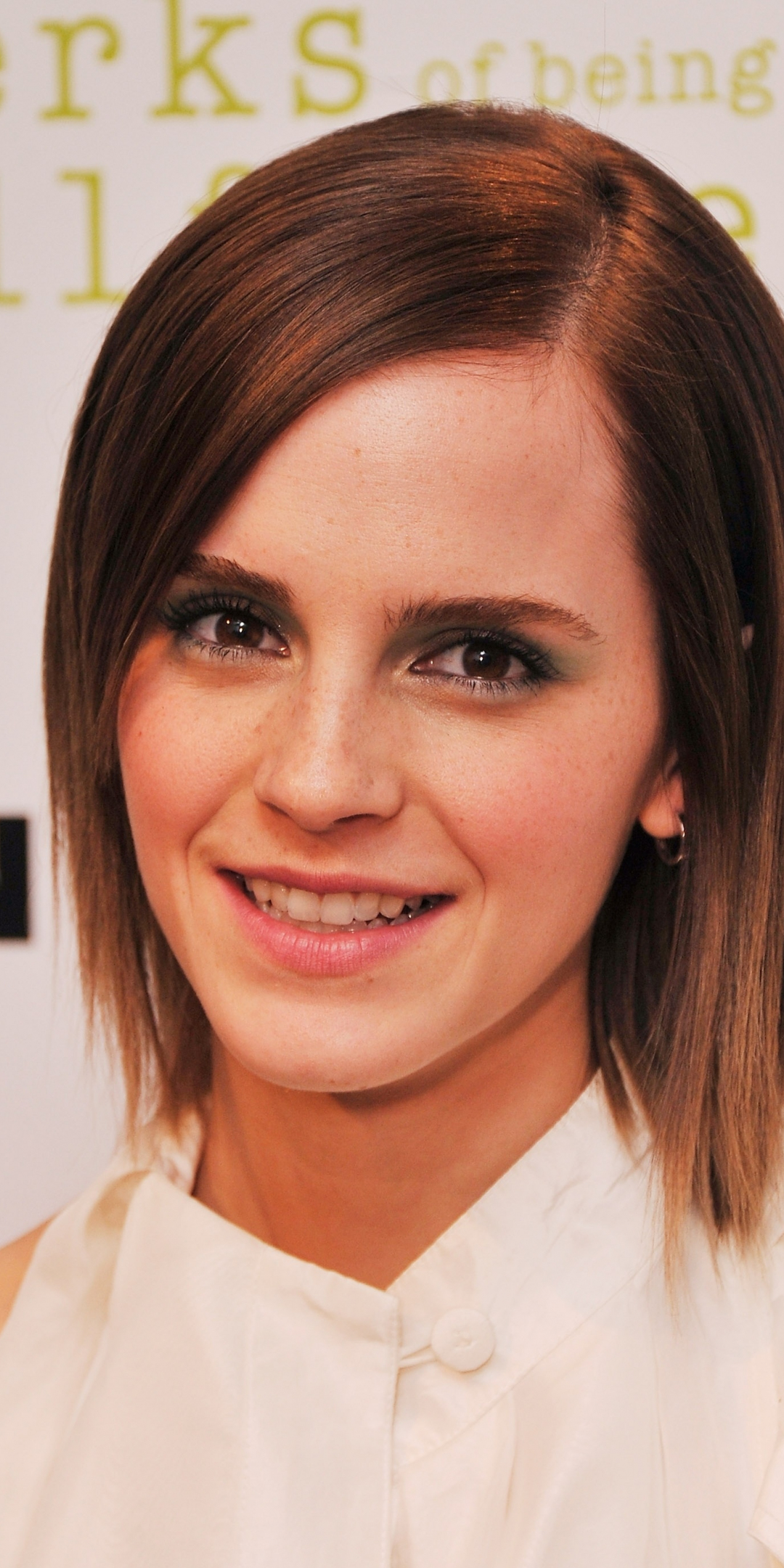 Emma Watson, smile, 1080x2160 wallpaper