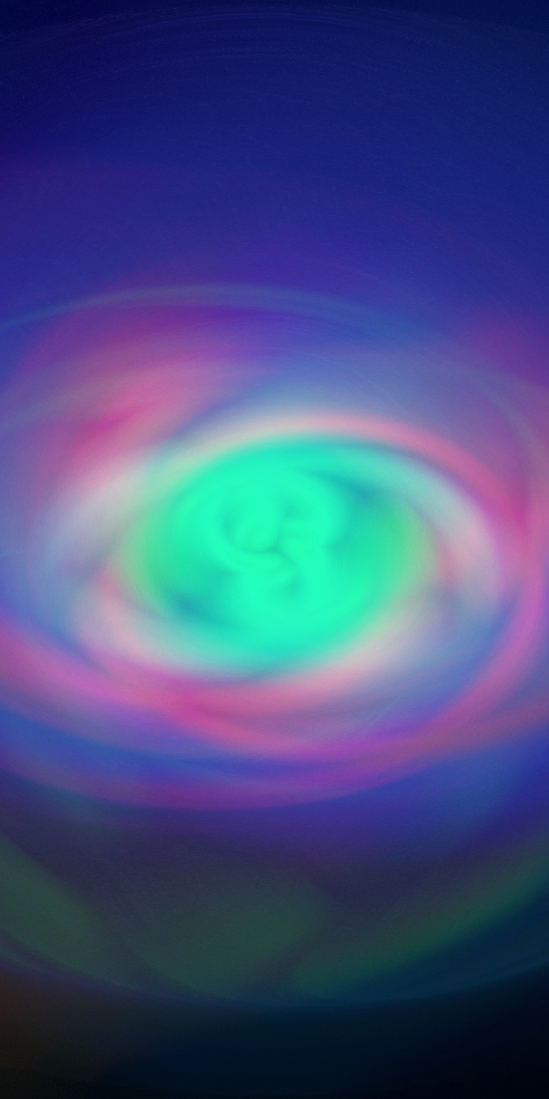 Minimal, glowing swirl, colorful, abstract, 1080x2160 wallpaper