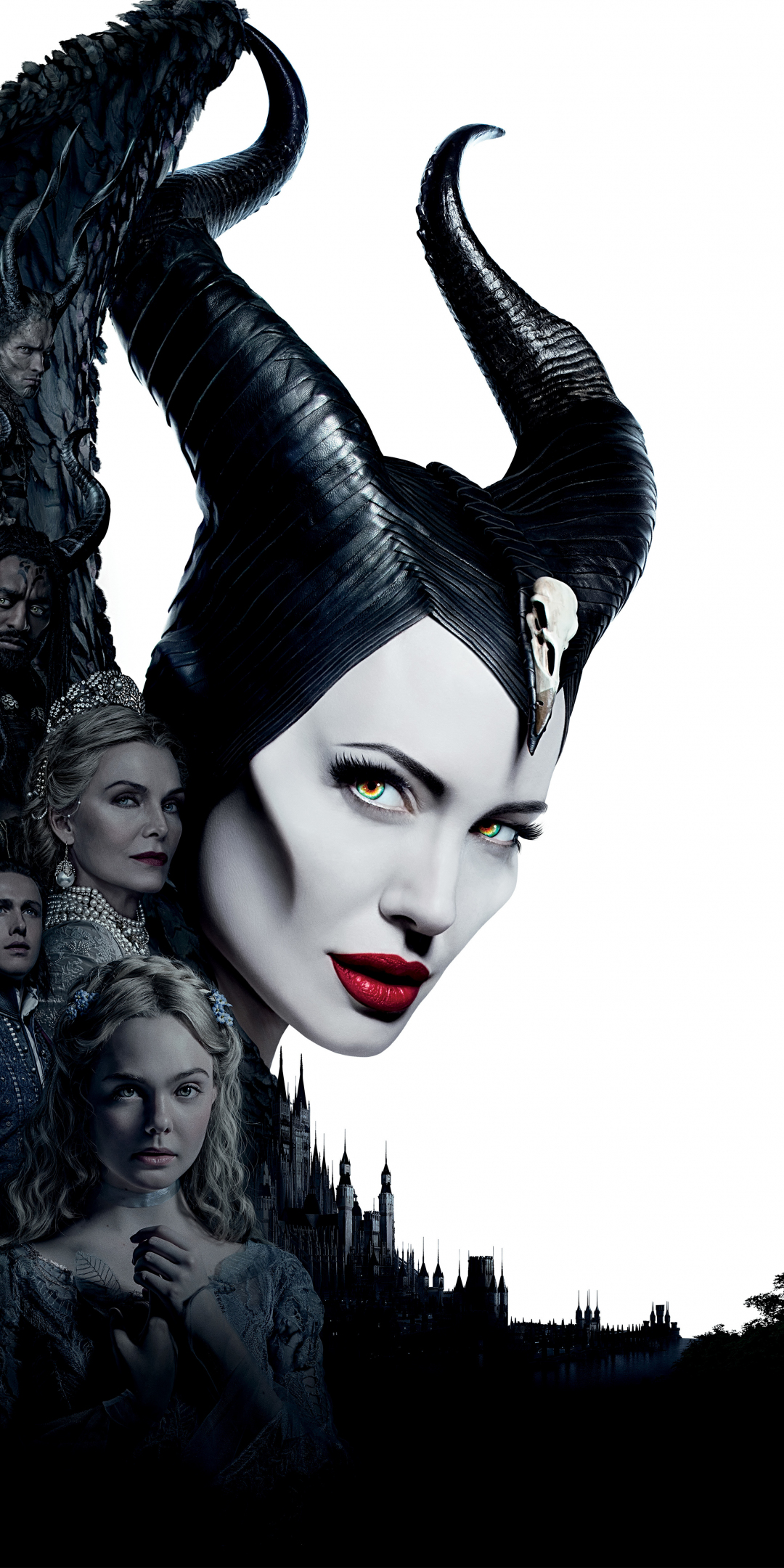 Maleficent: Mistress of Evil, witch, movie 2019, 1080x2160 wallpaper