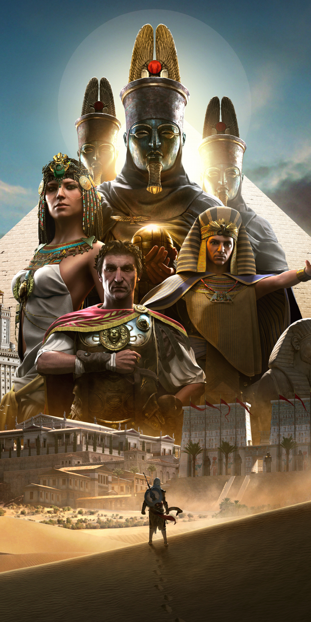 Assassin's Creed: Origins, 2017 game, video game, 1080x2160 wallpaper