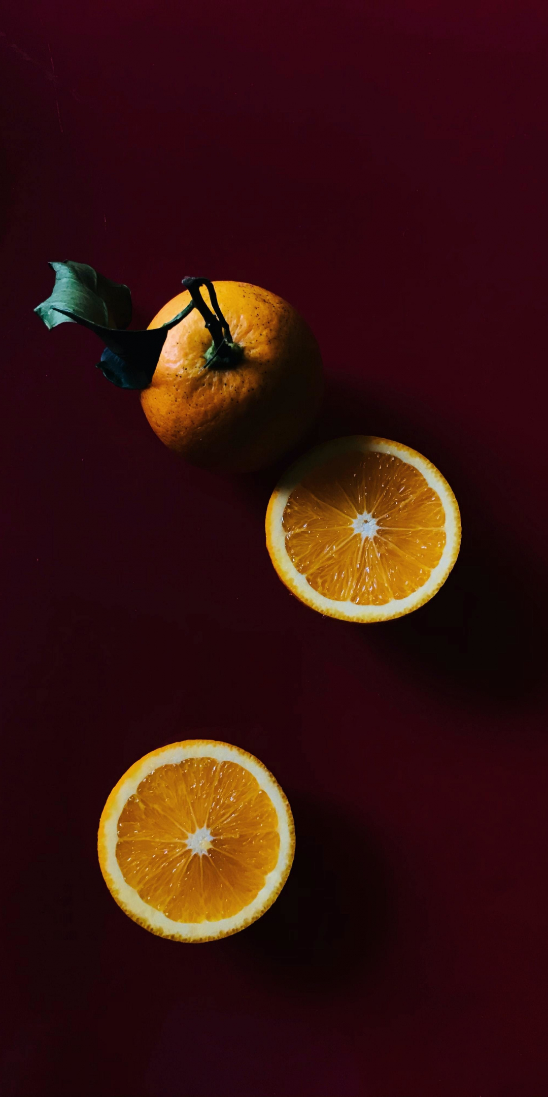 Lemon, oranges fruit slices, 1080x2160 wallpaper