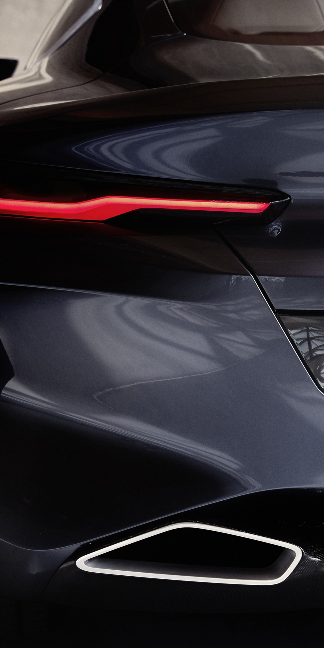 2018, BMW concept 8 series, taillight, 1080x2160 wallpaper