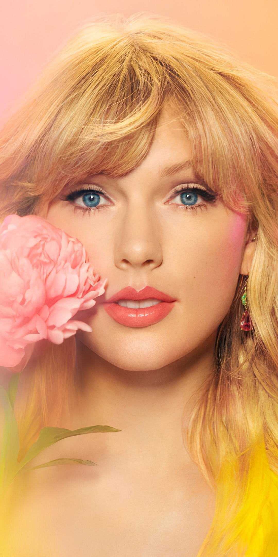 Taylor Swift, blonde singer, Apple music, 2020, 1080x2160 wallpaper