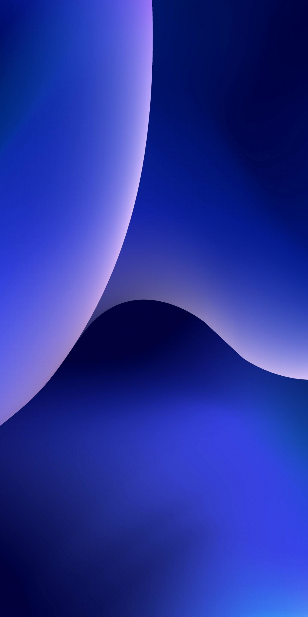 Download wallpaper 1080x2160 blue waves, abstraction, close up, honor ...