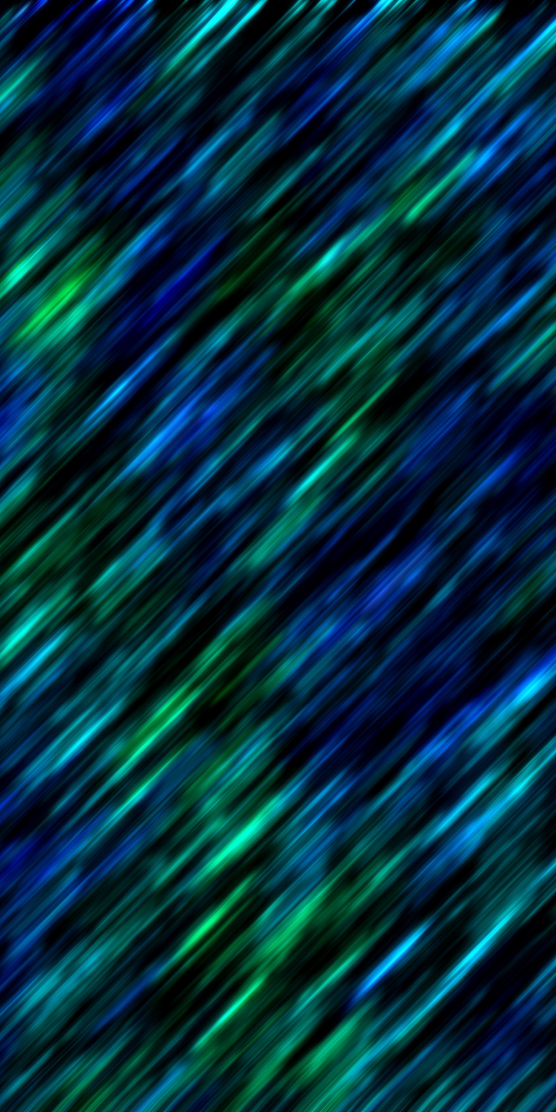 Lines, obliquely, blue-green lines, blur, abstract, art, 1080x2160 wallpaper
