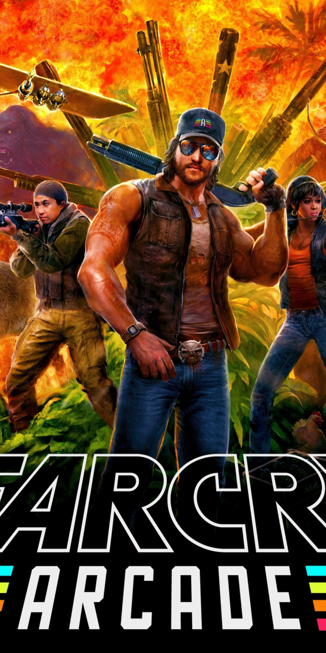 Far Cry 5 arcade, video game, 2018, 1080x2160 wallpaper
