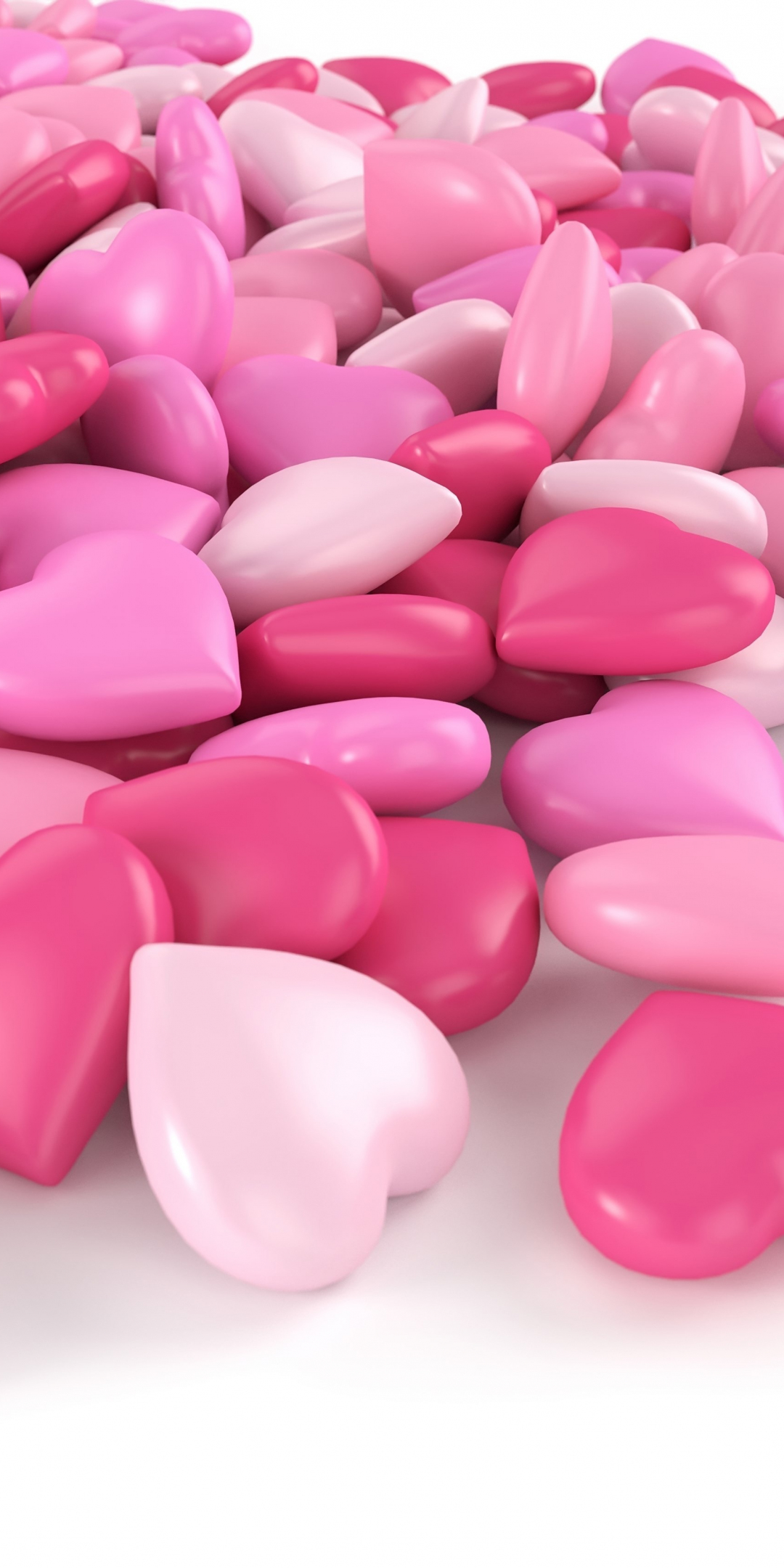 Hearts, sweets, candy, 1080x2160 wallpaper