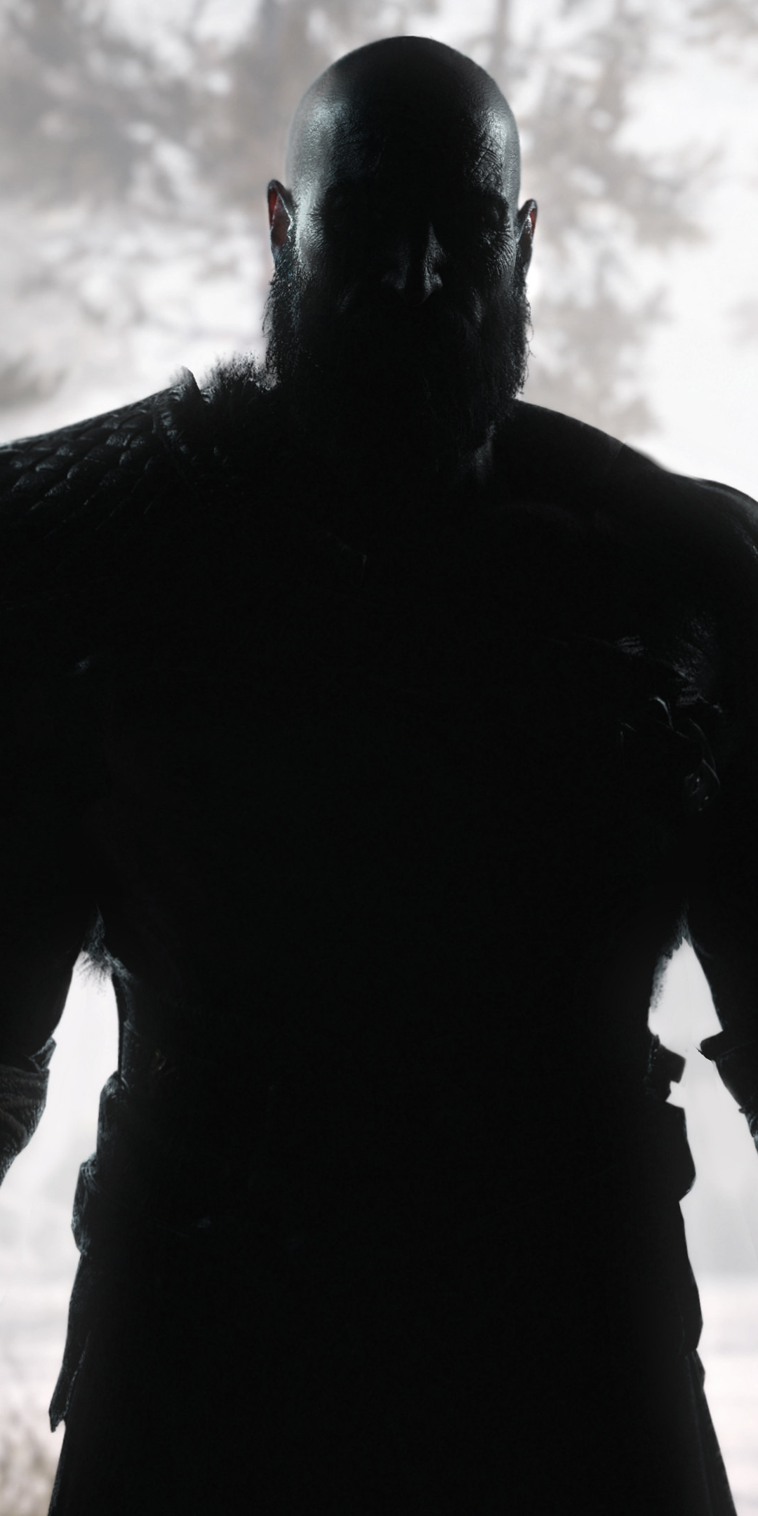 Kratos, warrior, god of war, dark, 2018, 1080x2160 wallpaper