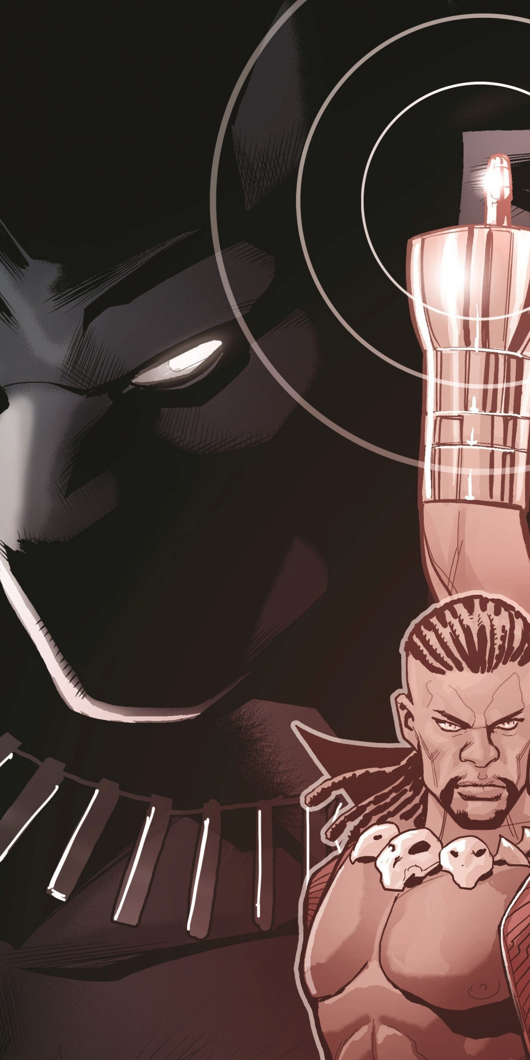 Black panther, superhero, comics, 1080x2160 wallpaper