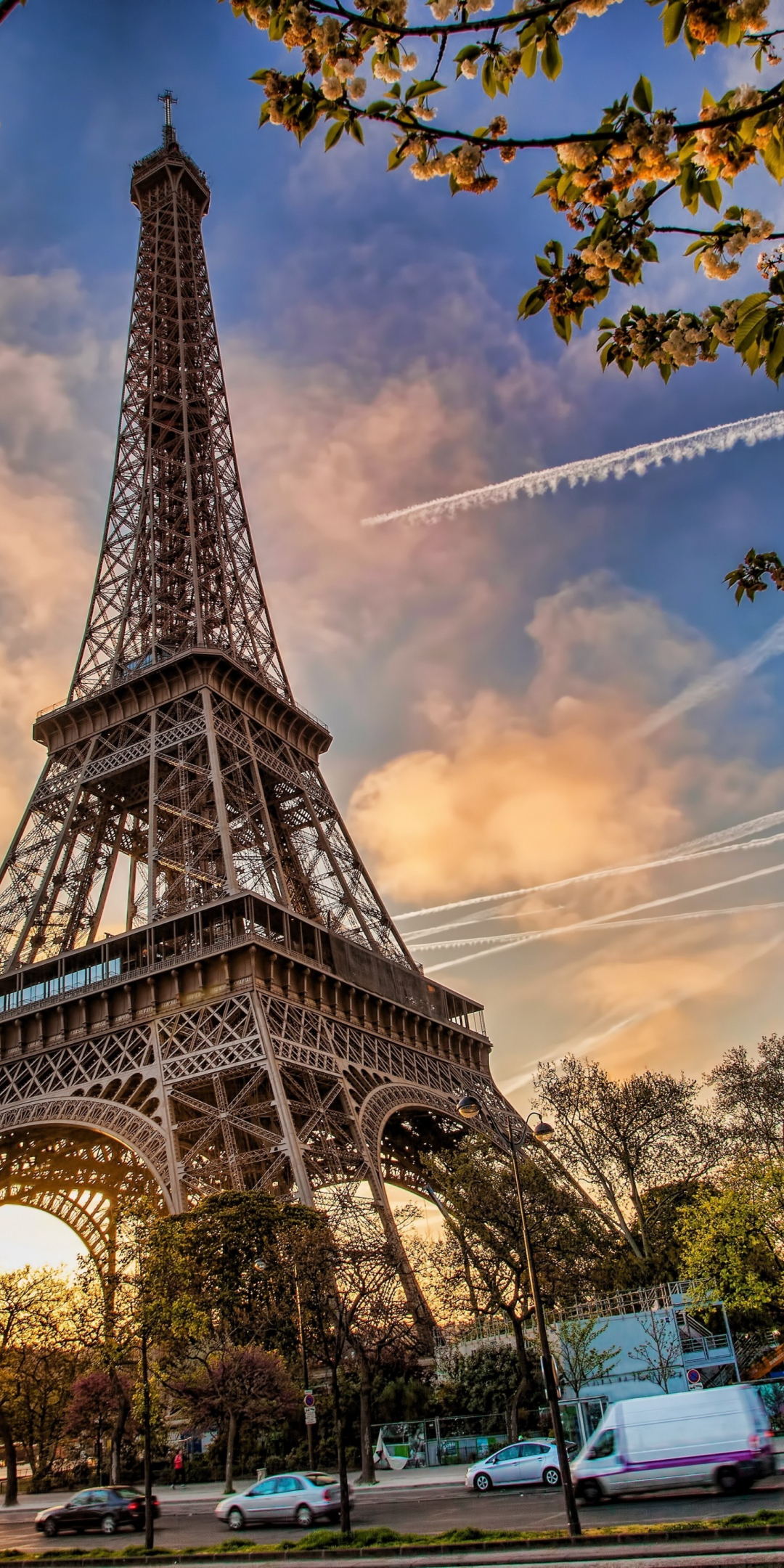 Eiffel tower, architecture, paris, monument, 1080x2160 wallpaper