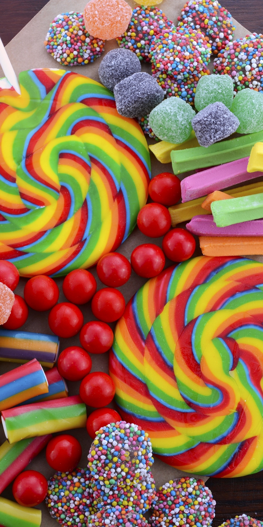 Colorful, candies, sweets, 1080x2160 wallpaper