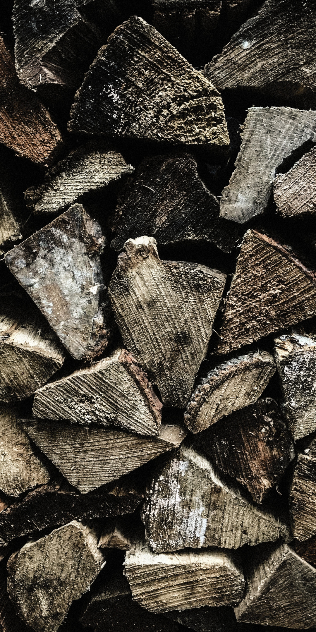 Firewood, texture, wooden log, 1080x2160 wallpaper